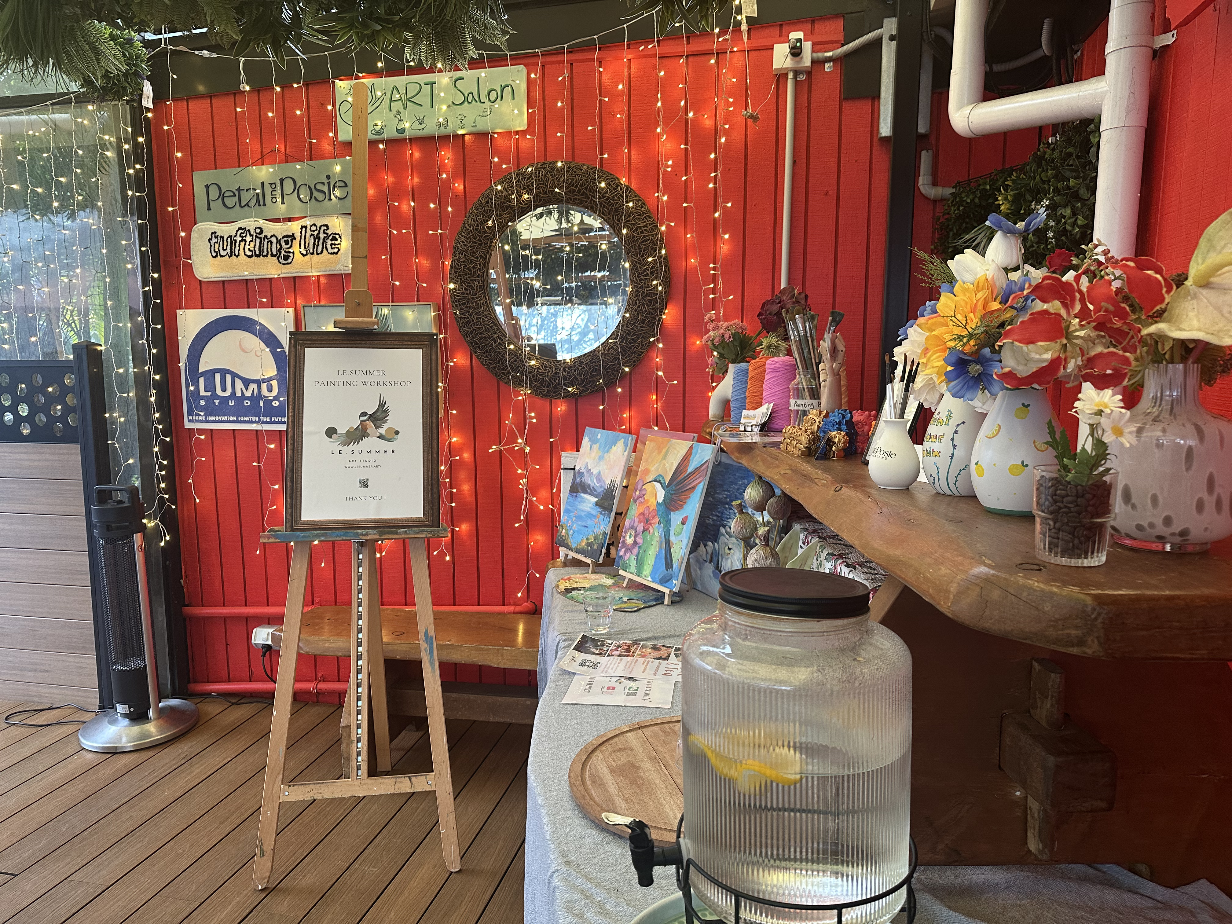 Inside Café Greenfingers